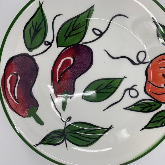 Vintage Ceramica San Marciano Hand Painted Italy Side Plates Four (4) - Picture 5 of 16